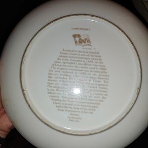Plate for Llano Texas